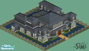 Sims 1 — Advanced castle by rainier3 — In contrast to the starter castle. Advanced castle is the predicted finished