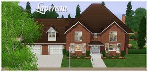 Sims 3 — Lapereau by Midnight222 — Two master bedrooms with ensuites, formal dining, living area and library make this