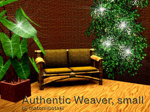 Sims 3 — Authentic Weaver small by matomibotaki — A small weaver pattern in 3 brown shades, 3 channel, to find under