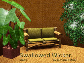 Sims 3 — Swallowed Wicker small by matomibotaki — A small weaver pattern in 3 brown shades, 3 channel, to find under