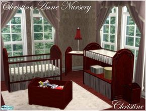 Sims 2 — Christine Anne Nursery  by cm_11778 — This is the Sims 2 version of my Christine Anne Nursery. There is a crib,