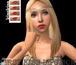Sims 2 — \'First Kiss\' - Four lipglosses by TSR Archive — Four lipclosses for the ladies who never kissed; Your teen