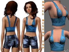Sims 3 — Skys5-Brass Buttons Top by skystars5 — No Description