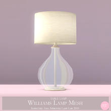 Sims 3 — Williams Glass Table Lamp Mesh by DOT — Williams Glass Table Lamp Mesh Lamps by DOT of The Sims Resource TSR