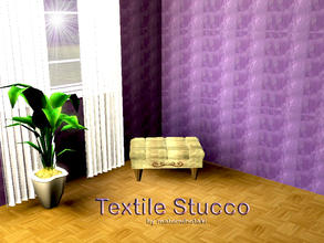 Sims 3 — Textile Stucco by matomibotaki — 3 channel pattern in dark grey, purple and rosy, to find under Abstract.