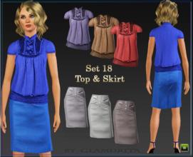Sims 3 — 18 Top By Glamurita by Glamurita — recolorable,3 colors included mesh by Liana