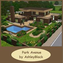 Sims 3 — Park Avenue - FF - NO CC - by Ashleyblack by AshleyBlack — Fully furnished and decorated modern villa with some