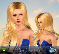 Sims 3 — Newsea Sweet dream Female Hairstyle by newsea — This hairstyle by N is for female. Works for teen, young adult,