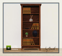Sims 3 — Orinoko Large Cabinet by Gosik — Orinoko Large Cabinet by Gosik at The Sims Resource