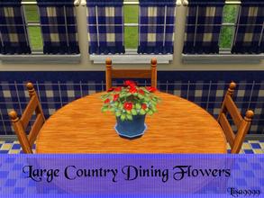 Sims 3 — Large Country Flowers by lisa9999 — Sculpture plant flowers. Lisa9999 TSRAA