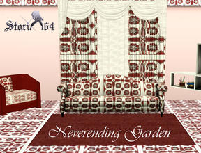 Sims 3 — Neverending Garden by stori_64 — Pattern of tiled floral design