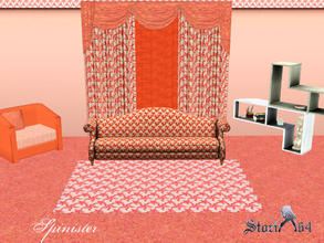 Sims 3 — Spinister by stori_64 — Pattern of spin-like floral designs