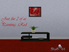 Sims 3 — JustThe2ofUsPortrait_Red by stori_64 — JustThe2ofUsPortrait_Red