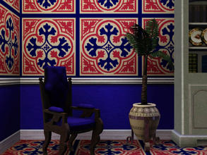 Sims 3 — Modern Medieval Collection - Jerusalem Cathedral Rosette by bgbdwlf408 — A delicate rosette pattern from