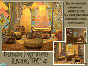 Sims 2 — Indian Inspired Living RC 4 by Simaddict99 — All new recolor files for my Indian Inspired Living series. This