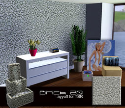Sims 3 — Brick Pattern20 by ayyuff — 