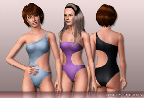 Sims 3 — FS 44 - 2 swimsuits by katelys — 2 new swimsuits for adult and young adult women. Enjoy.
