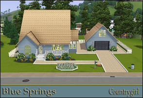 Sims 3 — Blue Springs  by Countrygirl1 — This country style home comes complete with a fully furnished main floor and