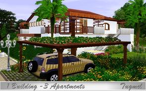 Sims 3 — Residence-21 - Full Furnished by TugmeL — **1 Building -3 Apartments 2 Studio apartments, (1 Bd, 1 Bth , living