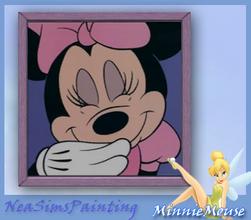 Sims 3 — Nea-MinnieMouse by Nea-005 — Disney Minnie Mouse painting