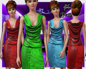 Sims 3 — qTube Dress by SouR_CherrY_GirL — 8)