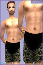 Sims 2 — Funny Flowers undies  by Weeky — Funny Flowers undies for male.