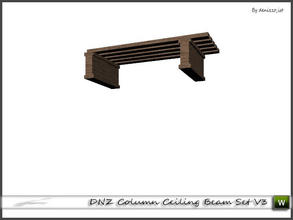 Sims 3 — DNZ Column Ceiling Beam Set V3 by denizzo_ist — 2 recolorable parts and 2 variations I wish you like it ;)
