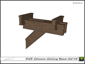 Sims 3 — DNZ Column Ceiling Beam Set V5 by denizzo_ist — 2 recolorable parts and 2 variations I wish you like it ;)
