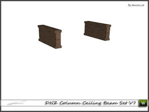 Sims 3 — DNZ Column Ceiling Beam Set V7 by denizzo_ist — 2 recolorable parts and 2 variations I wish you like it ;)