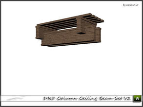 Sims 3 — DNZ Column Ceiling Beam Set V2 by denizzo_ist — 2 recolorable parts and 2 variations I wish you like it ;)