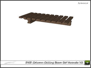 Sims 3 — DNZ Column Ceiling Beam Set Veranda V2 by denizzo_ist — 2 recolorable parts and 2 variations I wish you like it