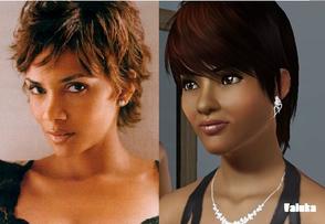 Sims 3 — Halle Berry by Valuka — Halle Berry. Hair 1.
