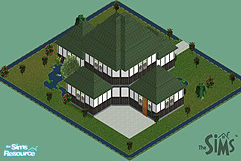 Sims 1 — Simmerly Hills - Feng Shui by ladytimedramon — This Asian inspired house on the southwest side of town attempts