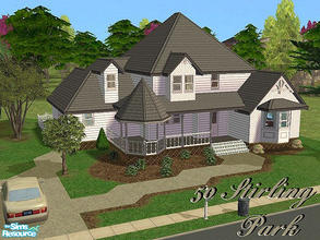 Sims 2 — 50 Stirling Park by hatshepsut — Stunning victorian family home. Includes some of my own recolours. Gable