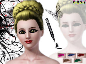 Sims 3 — Eyeliner 15 by easysims — Hope that everybody likes it(*^__^*) 