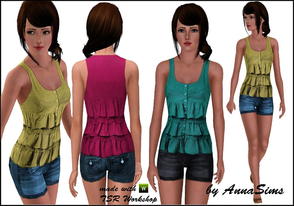 Sims 3 — Pretty feminine outfit by AnnaSims2 by annasims2 — Pretty feminine outfit by AnnaSims2
