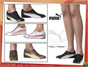 Sims 3 — Puma Sneakers new mesh by LorandiaSims3 — Puma inspired sneakers for your sims3 female. 3 color versions, 3