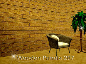 Sims 3 — Wooden Panels 207 by matomibotaki — Rough wooden panels in 3 different brown shades, 3 channels, to find under