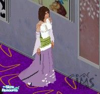 Sims 1 — Yuna by punk_the_everliving — From final fantasy sorry but its too hard to make the bow at her back but its