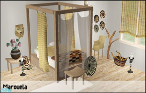 Sims 2 — Marouela by steffor — an african bedroom