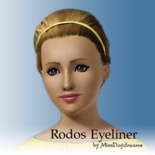 Sims 3 — Rodos Eyeliner by MissDaydreams — Rodos Eyeliner - winged eyeliner for every ocassion