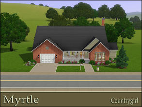 Sims 3 — Myrtle by Countrygirl1 — Myrtle - 2 Bedroom, 1.5 Bath home. Comes complete with attached garage, kitchen, dining