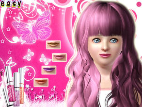 Sims 3 — Lipstick 02 for children by easysims — Hope that everybody likes it(*^__^*)