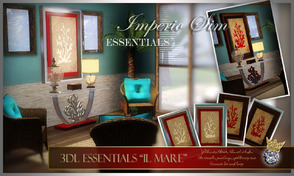 Sims 3 — 3DL Imperio Sims Essentials "Il Mare" set by eddielle — This set was inspired in the sea and stuff