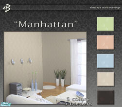 Sims 2 — "Manhattan" by elmazzz — -These beautiful and modern walls will be perfect for a "spring