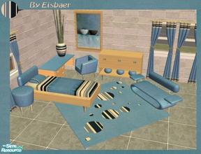 Sims 2 — Reflexsims Young Line  Moza TC35 by Eisbaerbonzo — I haven\'t seen a lightblue Reflexsims youthroom yet, most of