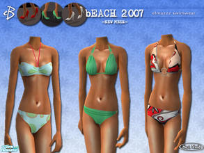 Sims 2 — Beach 2007 - Set No2 by elmazzz — -This is the second set of fashion bikinis from the "Beach 2007"