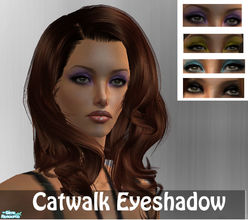 Sims 2 — Catwalk Eyeshadows by TSR Archive — Natural beautiful Catwalk eyeshadows, for the professional makeup look.