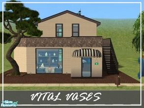 Sims 2 — Vital Vases (Business) by -kalisa- — Vital Vases is a little shop that sells - surprise, surprise - vases! All