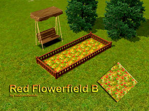 Sims 3 — Red Flowerfield B by matomibotaki — Red Flowerfield B by MB for TSR.